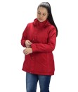 Parka Jaqueta Butu Biru Extra Grande Plus Size Feminino - Vermelho